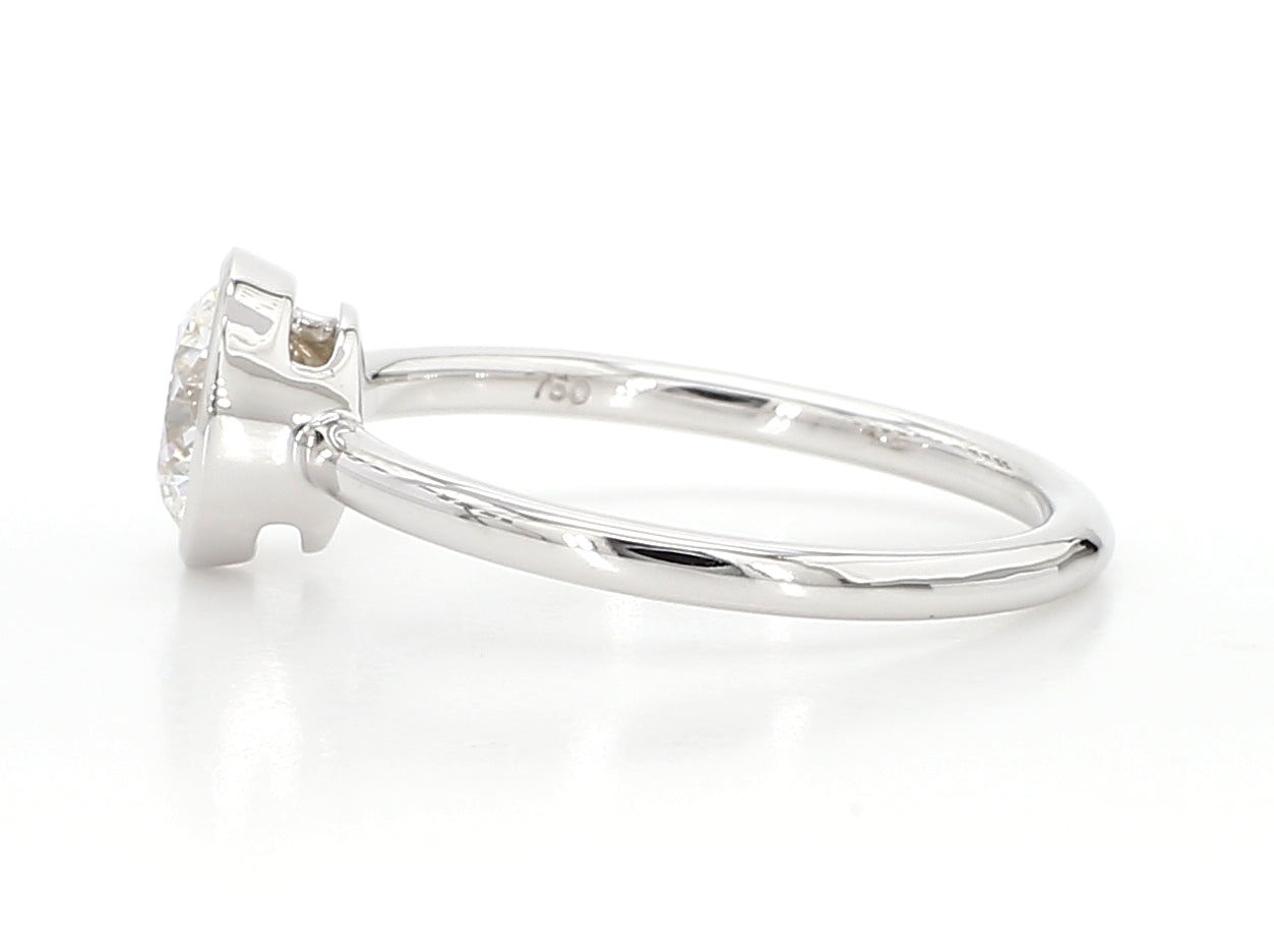 ENGAGEMENT RING ROUND BRILLIANT CUT DIAMOND, 1.03 carats, F VS1 TRIPLE EXCELLENT, GIA 2254711037