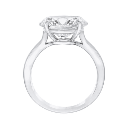OVAL SOLITAIRE RING, 3 CARAT, G VS2, 18k, GIA