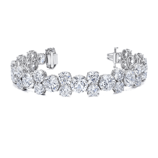 DIAMOND BRACELET, PLATINUM