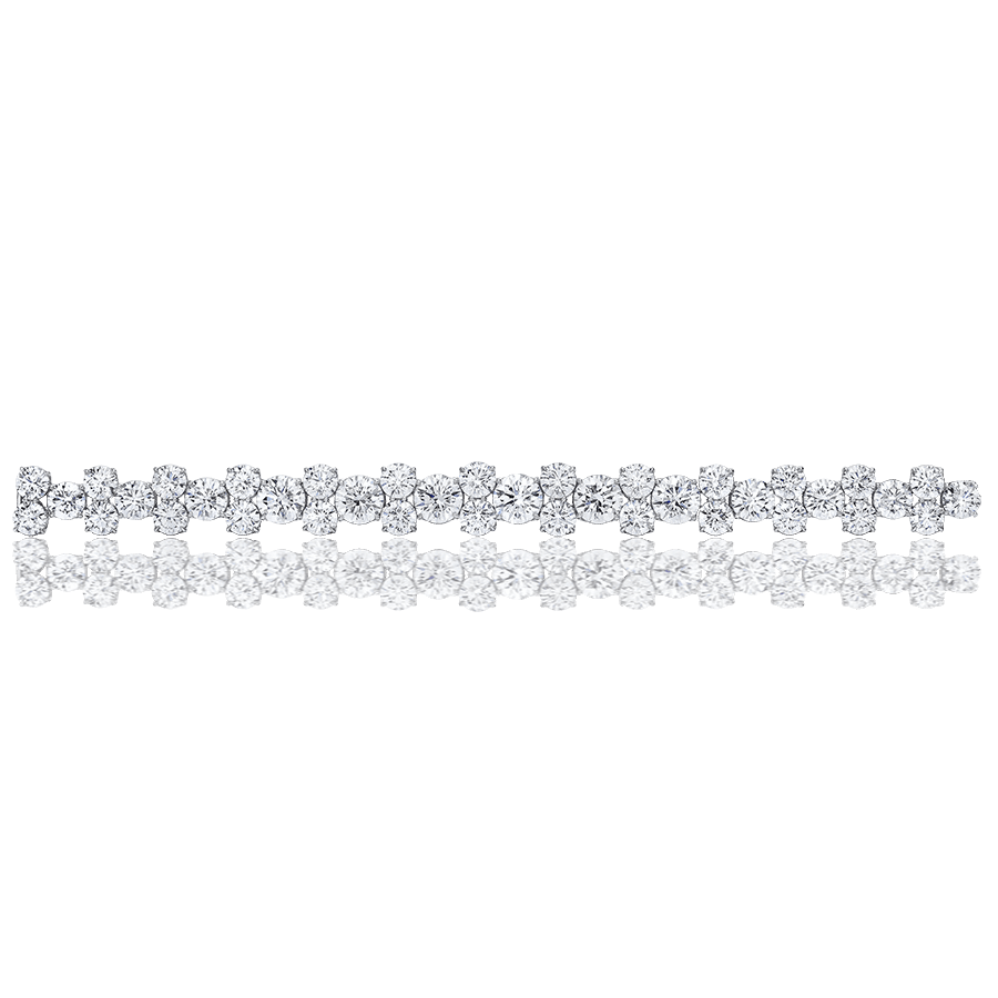 DIAMOND BRACELET, PLATINUM