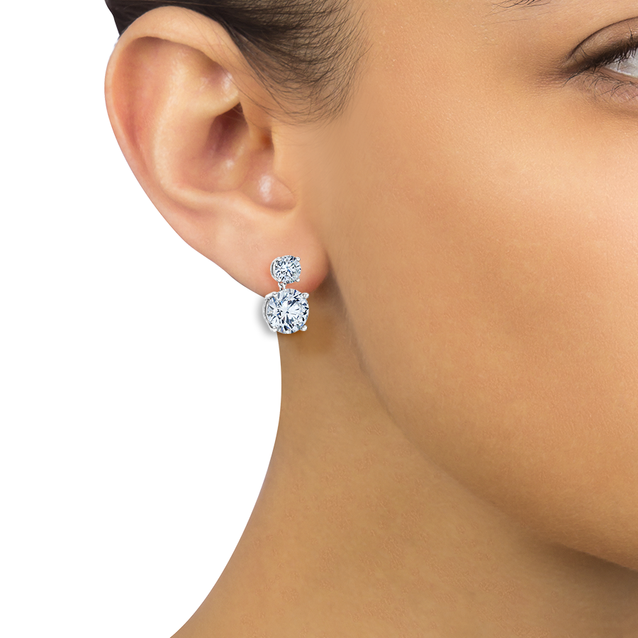 DROP : DIAMOND EARRINGS