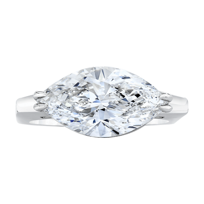MARQUISE DIAMOND RING, 4 CARAT, 18KW