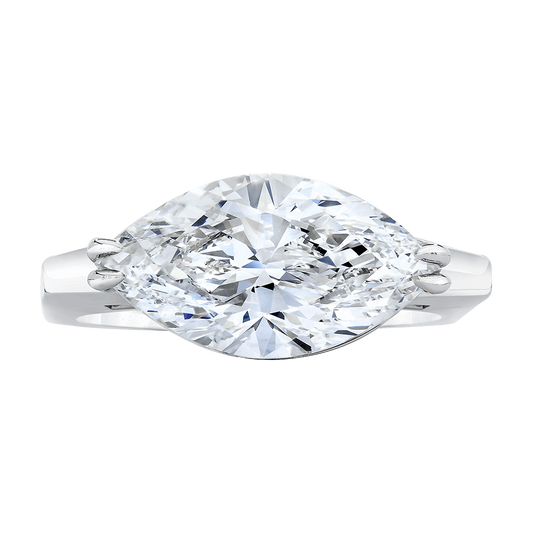 MARQUISE DIAMOND RING, 4 CARAT, 18KW