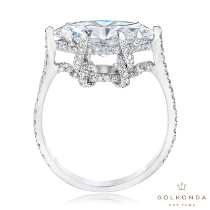 MARQUISE DIAMOND RING, CUSTOM 4 CARAT MARQUISE DIAMOND, PLATINUM
