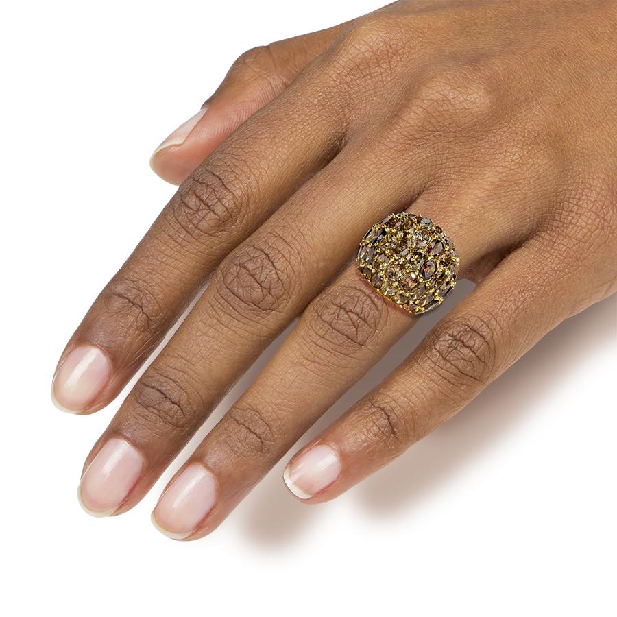 SIENNA : OVAL DIAMOND RING, 18K