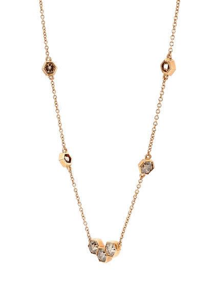 HONEYCOMB DIAMOND NECKLACE, 5.94 CTTW, 18K