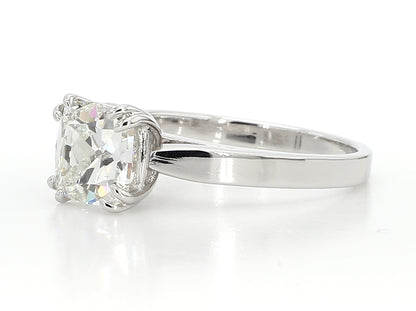 ENGAGEMENT RING CUSHION BRILLIANT CUT DIAMOND, 2.00 CARATS, J VS2, PLATINUM, GIA 1315872560