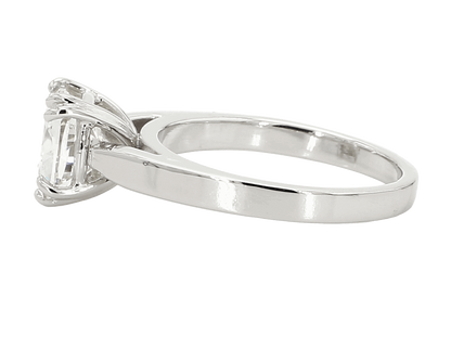 CUSHION BRILLIANT RING, 2.00 J VS2, PLATINUM, GIA 1315872560
